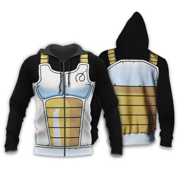 Vegeta Saiyan Battle Armor Dragon Ball Z Anime 1k296 Fan Gift Stylist Unisex Cartoon Graphic Outfits Aop 3d Hoodie, Zip Hoodie 1919