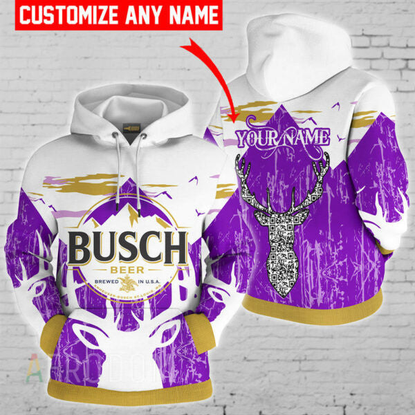 Personalized Busch Beer Hoodie 6, Gift For Fan 3d All Over Print Shirt Hoodie 2013