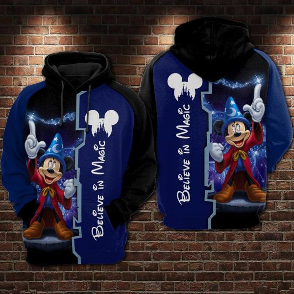 Mickey Mouse Believe In Magic Disney Cartoon 2k742 Lover Gift ,mickey Disney All Over Print 3d Hoodie4 1854