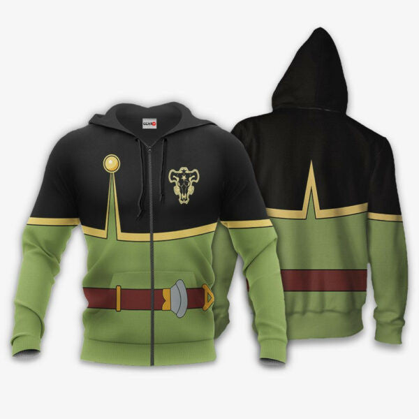 Black Bull Finral Roulacase Costume Black Clover Anime 3k414 Fan Gift Stylist Unisex Cartoon 3d Hoodie Zip Hoodie 1474