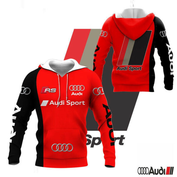 Audi Sport Luxury Car 8k335 Fan Gift 3d Zip Hoodie Hoodie Ii0 717