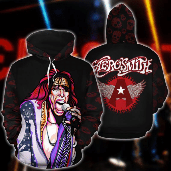 Aerosmith Music Band Thank You For The Memories 2k579 Lover Gift ,aerosmith Music Band All Over Print 3d Hoodie 1083