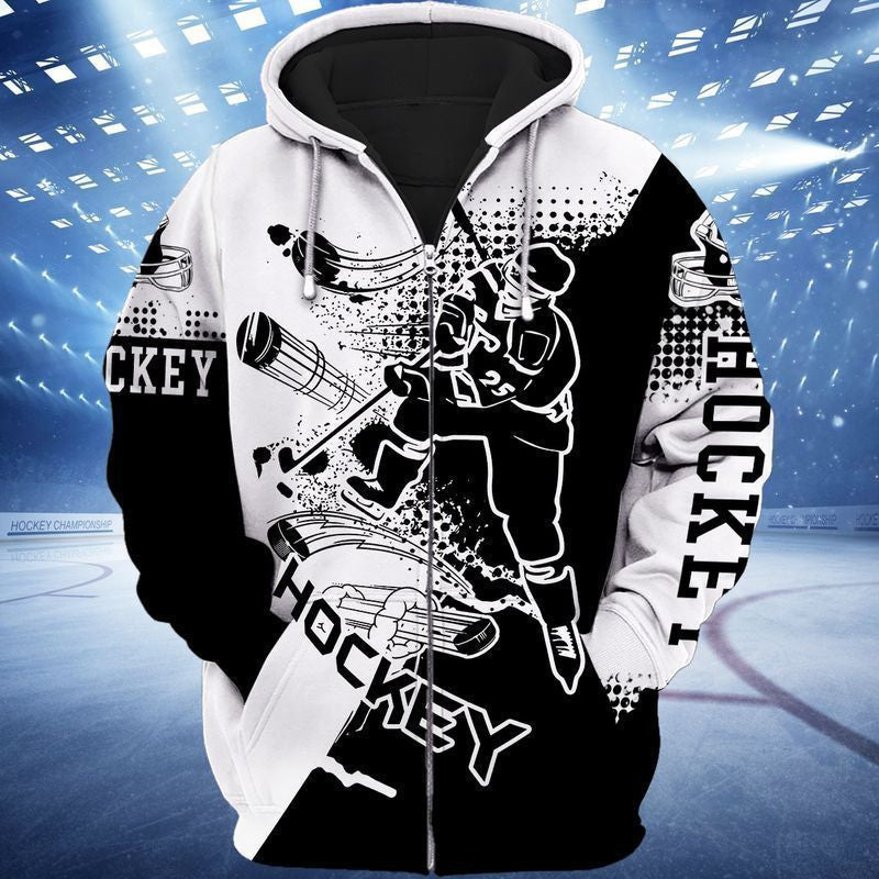 Hockey Lover For Men And Women 3d Hoodie Zip Hoodie