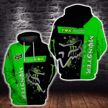 Fox Racing X Monter Energy 2 Fan Gift 3d Hoodie 893