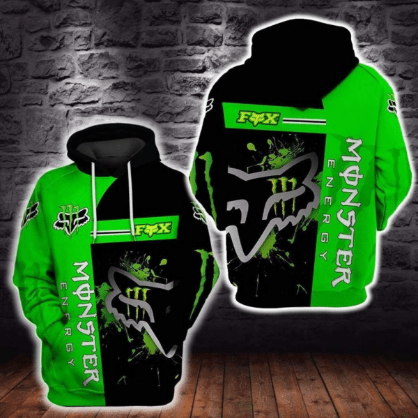 Fox Racing X Monter Energy 2 Fan Gift 3d Hoodie 893