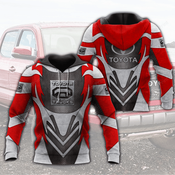 Toyota Truck Fan Gift Stylist Unisex Cartoon 3d Hoodie Zip Hoodie 2473