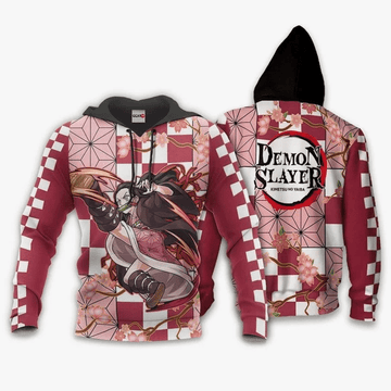 Demon Slayer Nezuko Anime Manga For Men And Women 3d Hoodie Zip Hoodie