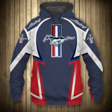 Ford Mustang Sport Car 7k387 Fan Gift Stylist Unisex Cartoon 3d Hoodie Zip Hoodie 1549