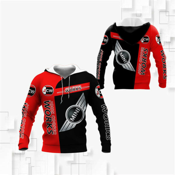 Mini John Cooper Works Shirt Fan Gift 690, Stylist Unisex 3d Hoodie Zip Hoodie 1907