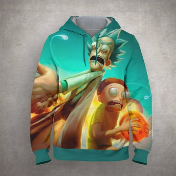 Rick And Morty Gift For Men And Women Over Print 3d Hoodie Zip Hoodie 870