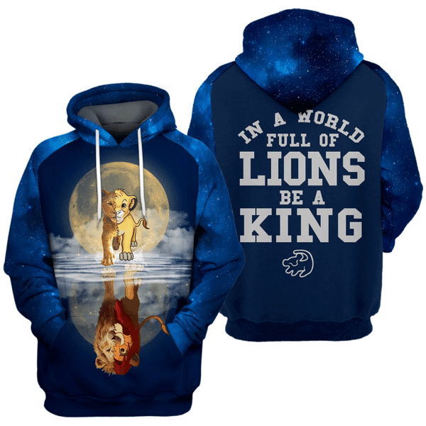 Lion King Disney Cartoon 2k525 Lover Gift,lion King Disney Cartoon All Over Print 3d Hoodie 339