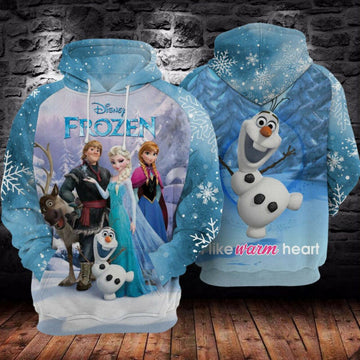 Disney Elsa Frozen 3d Hoodie