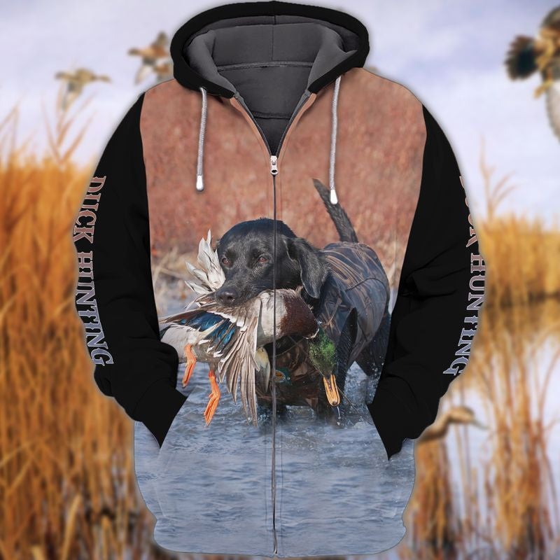 Duck Hunting For Men And Women 3d Hoodie Zip Hoodie