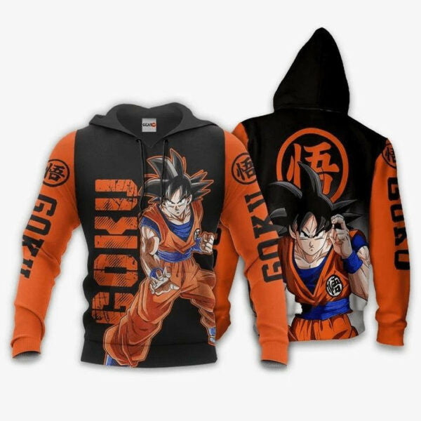 Dragon Ball Goku Classic Anime Manga Aop Hoodie 1609