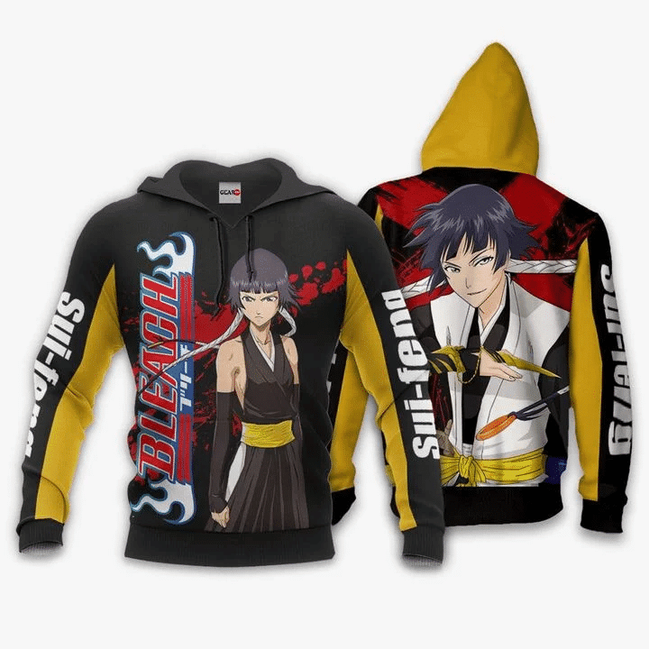 Sui Fong Anime Manga Bleach For Men And Women 3d Hoodie Zip Hoodie