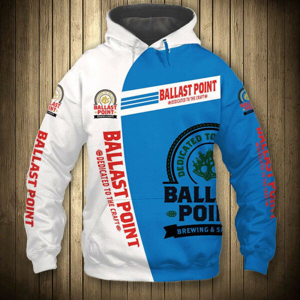 Ballast Point Brewing 5k407 Fan Gift Stylist Unisex Cartoon 3d Hoodie Zip Hoodie 540