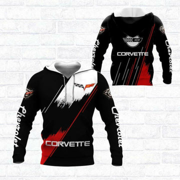 Chevrolet Corvette Shirt Fan Gift 778, Stylist Unisex 3d Hoodie Zip Hoodie 457