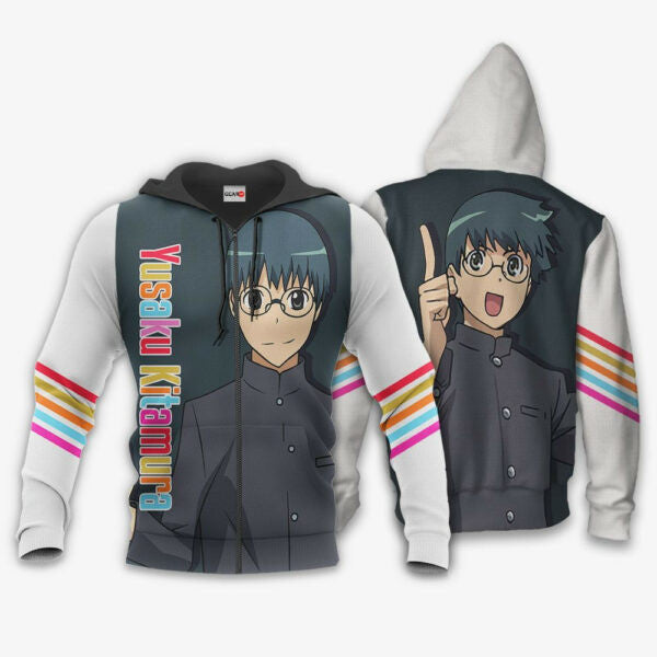 Toradora Yusaku Kitamura Anime 3k171 Fan Gift Stylist Unisex Cartoon 3d Hoodie Zip Hoodie 2696