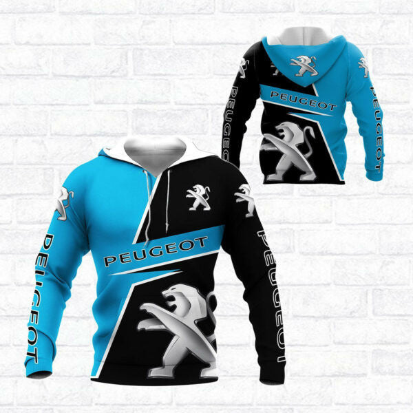 Peugeot Shirt Fan Gift 457, Stylist Unisex 3d Hoodie Zip Hoodie 1883