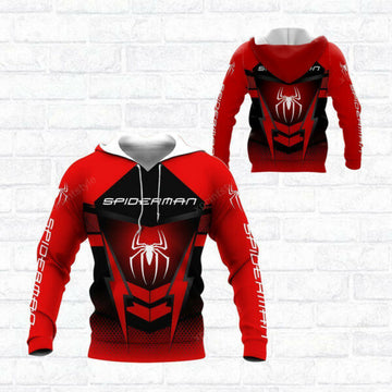 Spiderman Shirt Fan Gift 745, Stylist Unisex 3d Hoodie Zip Hoodie 2650