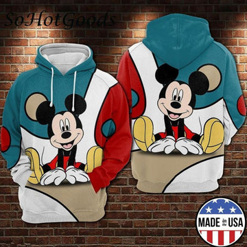 Mickey Full Printing Hoodie Walt Disney Full Printing 3d Hoodie 630