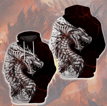 Dragon Fire 3d Hoodie Zip Hoodie