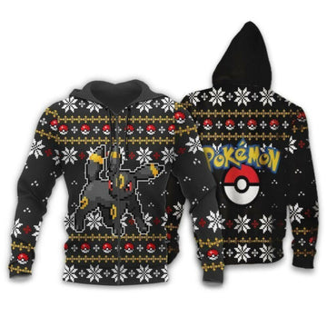Umbreon Anime Pokemon Manga Ugly Christmas Sweater 1k871 Fan Gift Stylist Unisex Cartoon Graphic Outfits Aop 3d Hoodie Zip Hoodie 2218