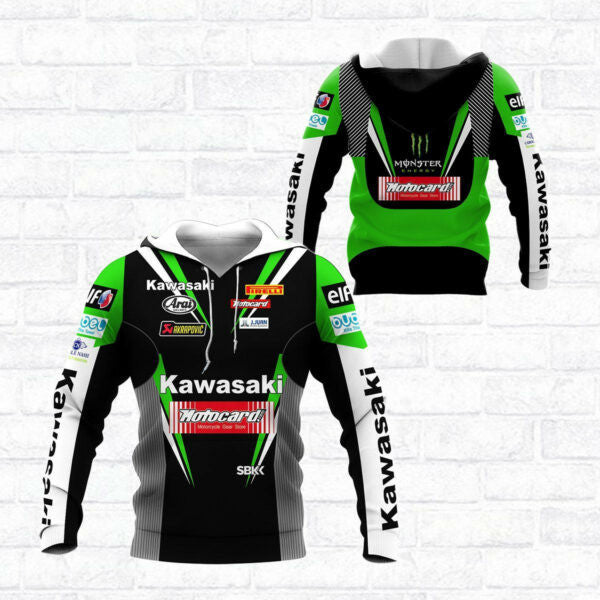 Kawasaki Shirt Fan Gift 248, Stylist Unisex 3d Hoodie Zip Hoodie 522