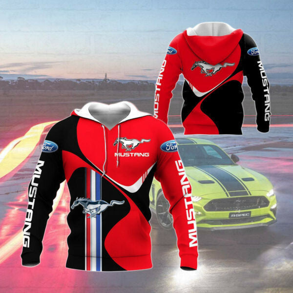 Ford Mustang Shelby Luxury Car 8k219 Fan Gift 3d Zip Hoodie Hoodie Ii0 1622