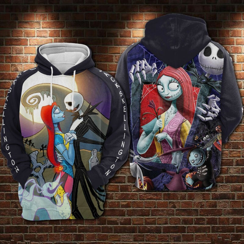 Jack Skellington Hoodie - Zip Hoodie