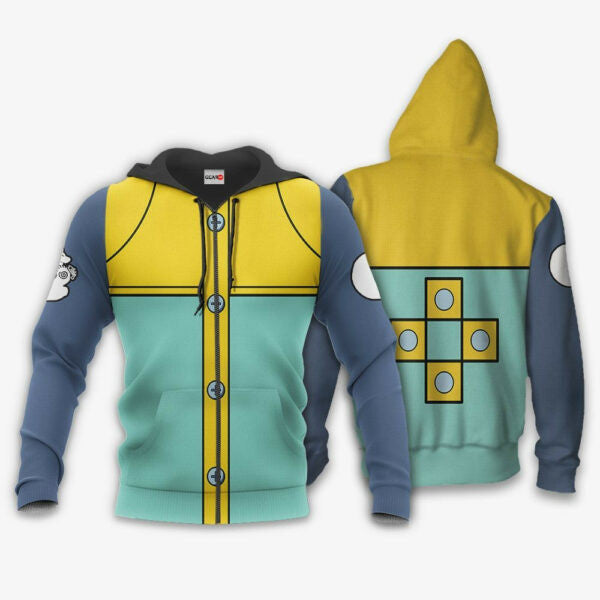 Seven Deadly Sins King Uniform Costume Anime 3k226 Fan Gift Stylist Unisex Cartoon 3d Hoodie Zip Hoodie 1909