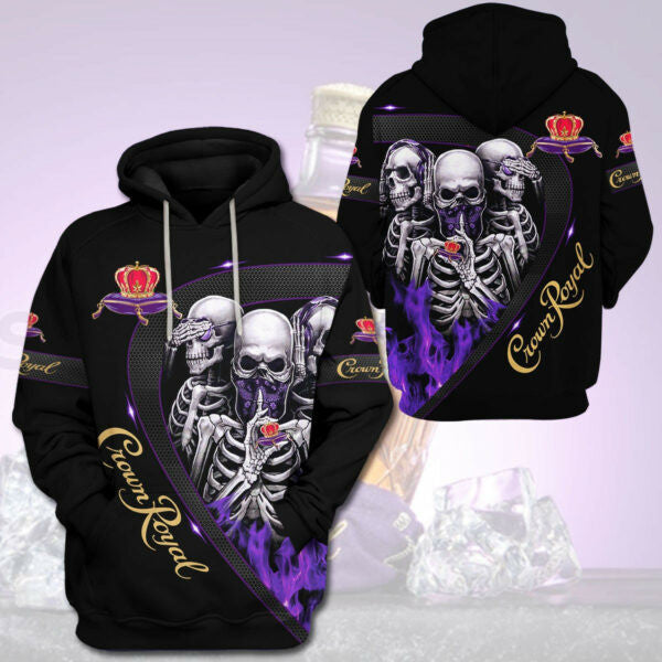 Crown Royal Skull Trending Hoodie 528 1571