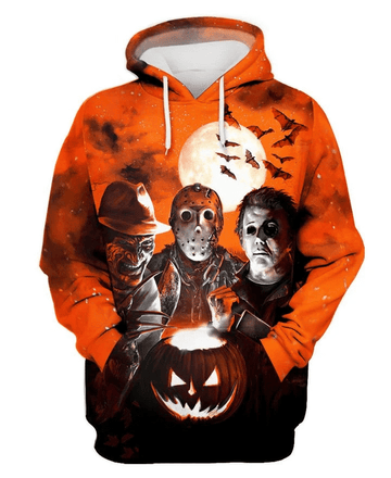 Jason Voorhees Halloween 3d Hoodie