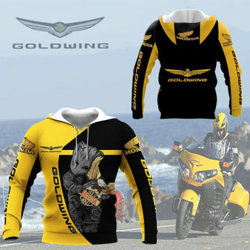 Honda Gold Wing Shirt Fan Gift 194, Stylist Unisex 3d Hoodie Zip Hoodie 851