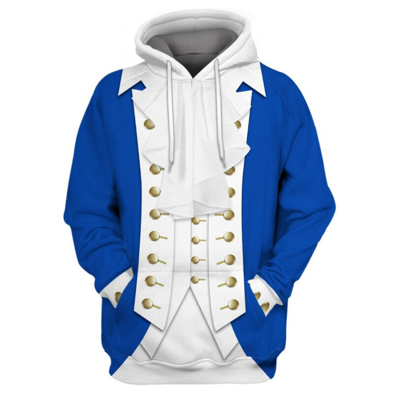 Men's Historical Hoodie Custom Alexander Hamilton 3d Hoodie Zip Hoodie