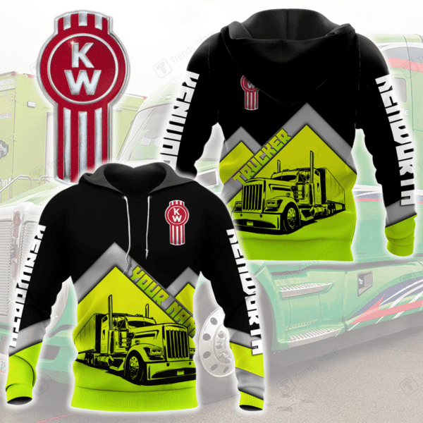 Custom Name Kenworth Trucks Racing Team 7k901 Fan Gift 3d Zip Hoodie Hoodie Ii0 1334