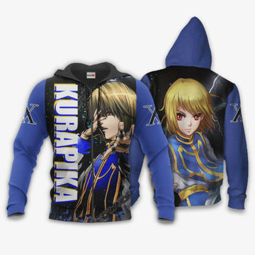 Kurapika Hunter X Hunter Anime 3k65 Fan Gift Stylist Unisex Cartoon 3d Hoodie Zip Hoodie 582