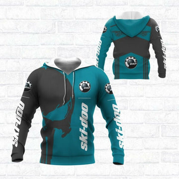 Skull Ski-doo Racing Team 7k810 Fan Gift 3d Zip Hoodie Hoodie Ii0 2059