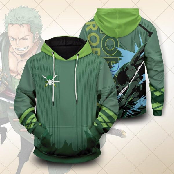 One Piece Zoro Anime 2k603 Lover Gift ,one Piece Zoro Anime All Over Print 3d Hoodie 2875
