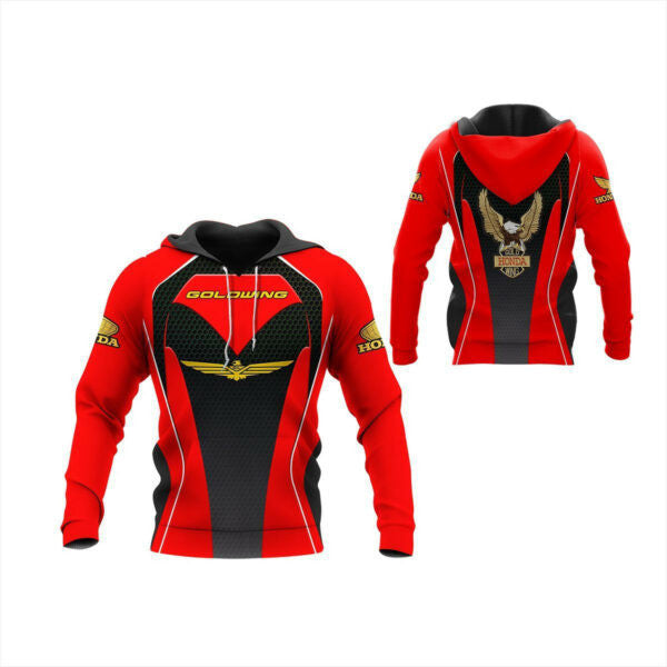 Honda Gold Wing Shirt Fan Gift 96, Stylist Unisex 3d Hoodie Zip Hoodie 1605