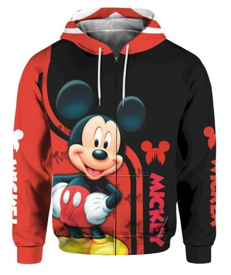 Funny Mickey Mouse Disney For Fan Zip Jacket Full 3d Zip Hoodie 10