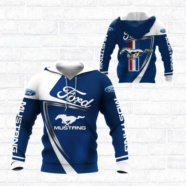 Ford Mustang Shelby Luxury Car 8k229 Fan Gift 3d Zip Hoodie Hoodie Ii0 240