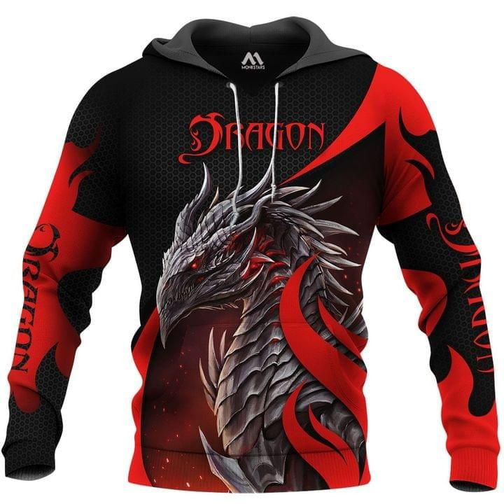 Dragon Full Over Printing Hoodie 3d Hoodie