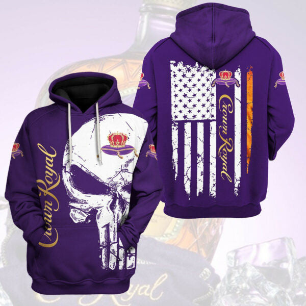 Crown Royal Punisher Skull Trending Hoodie 532 118