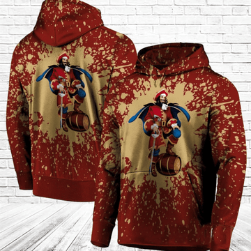 Captain Morgan 2 Fan Gift, Captain Morgan Aop Hoodie 1629