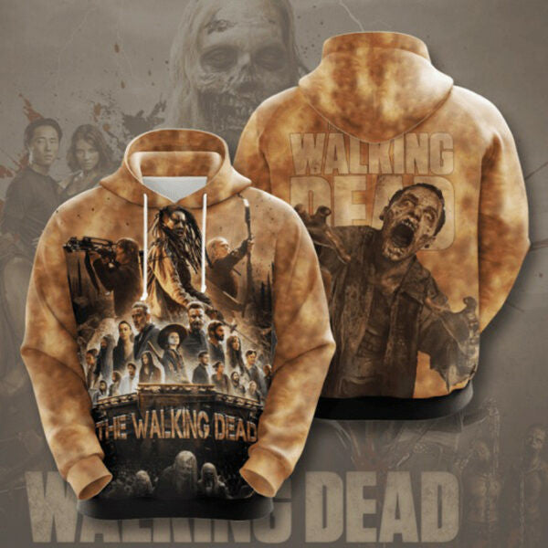 The Walking Dead Fan Gift, The Walking Dead Aop Hoodie 2051