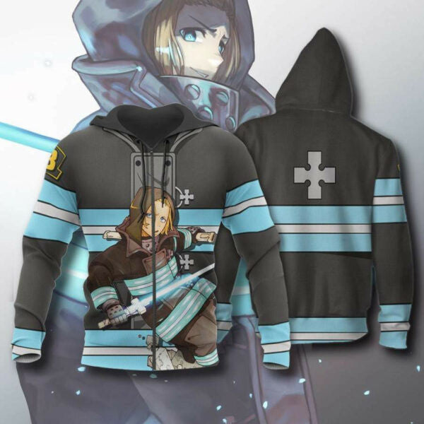 Arthur Boyle Fire Force Anime 2k947 Fan Gift Stylist Unisex Cartoon 3d Hoodie Zip Hoodie 1429