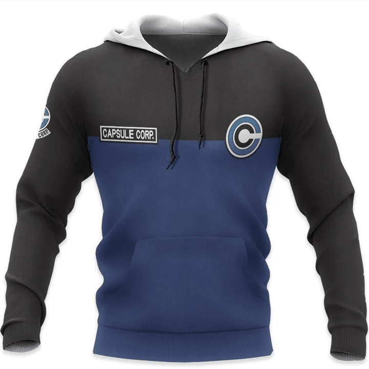 Dragon Ball Capsule Corp Anime Manga For Men And Women 3d Hoodie Zip Hoodie