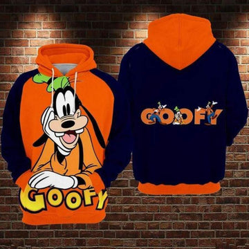 Disney Characters, Goofy Disney, Funny Goofy Ver23 Aop Hoodie