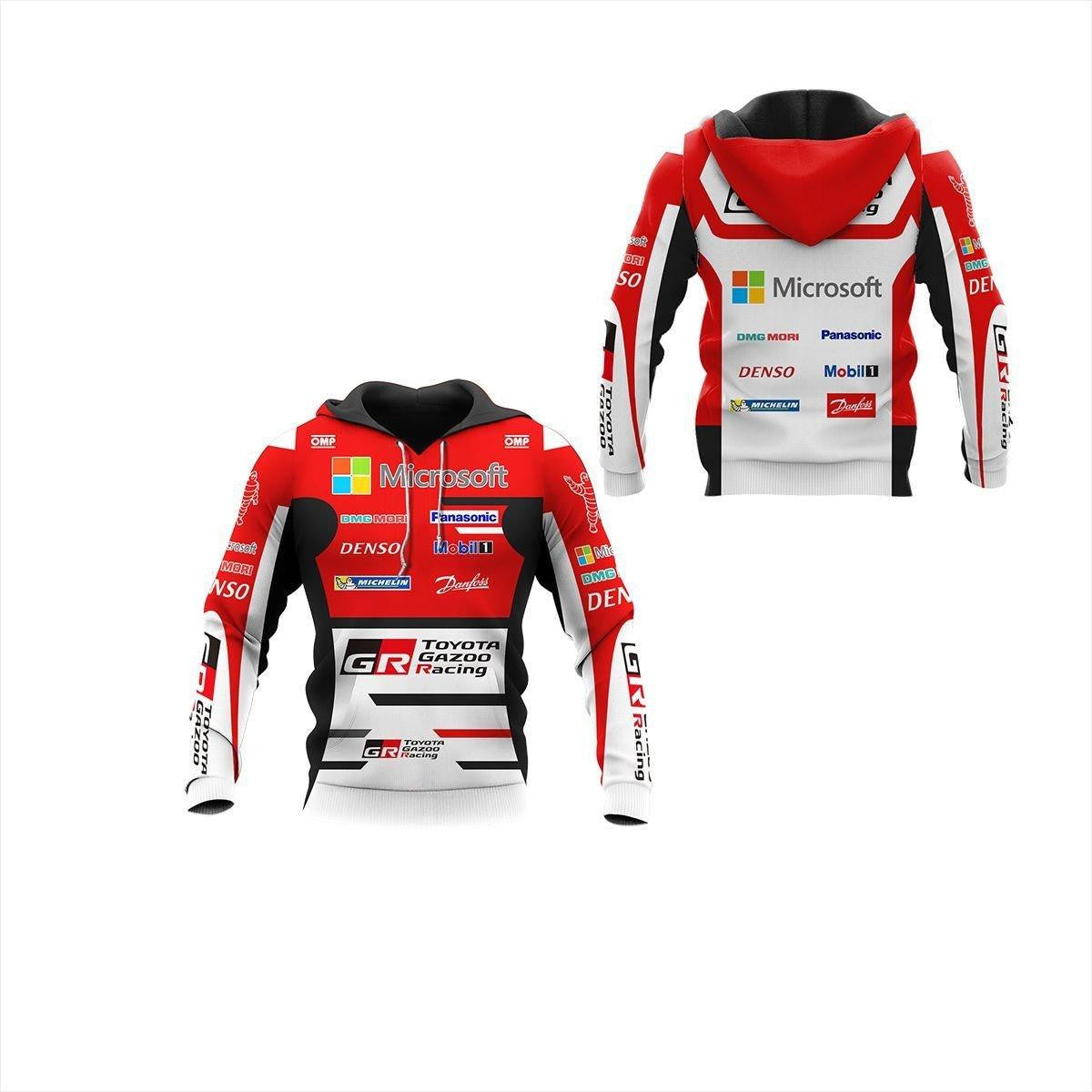 Toyota Gazoo Shirt Fan Gift 176, Stylist Unisex 3d Hoodie Zip Hoodie